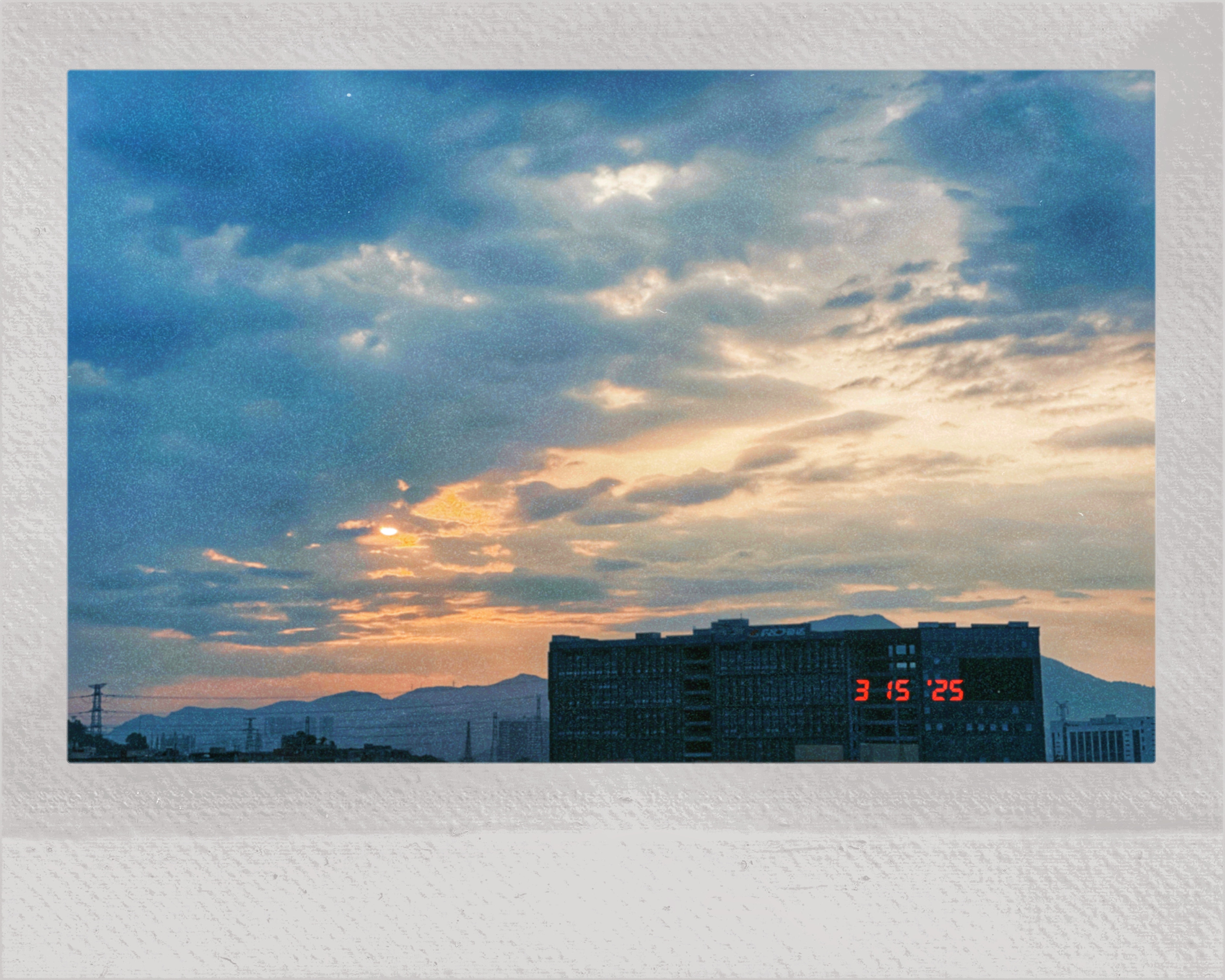 2024.03 Shenzhen, Sunrise out of window