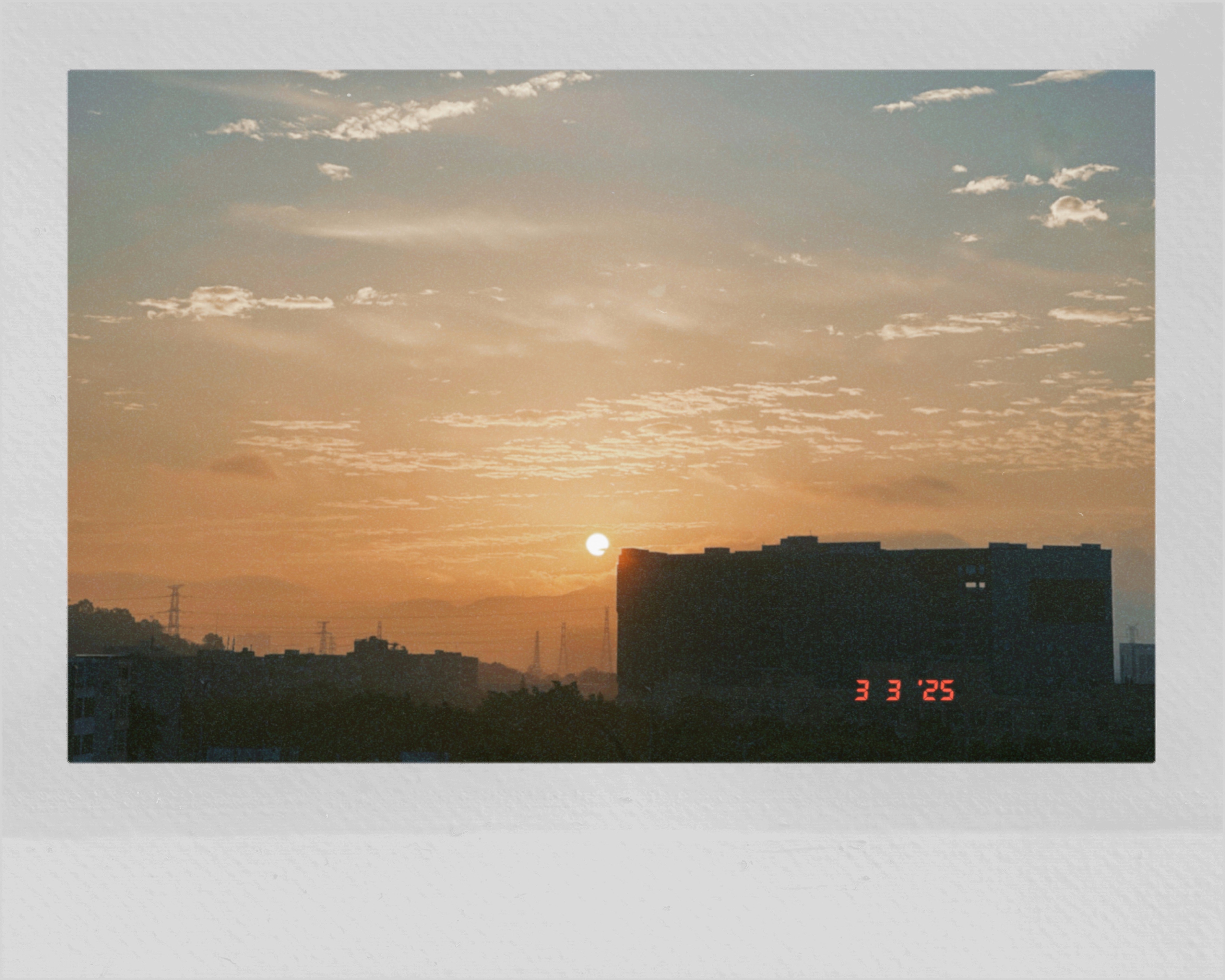 2024.03 Shenzhen, Sunrise out of window
